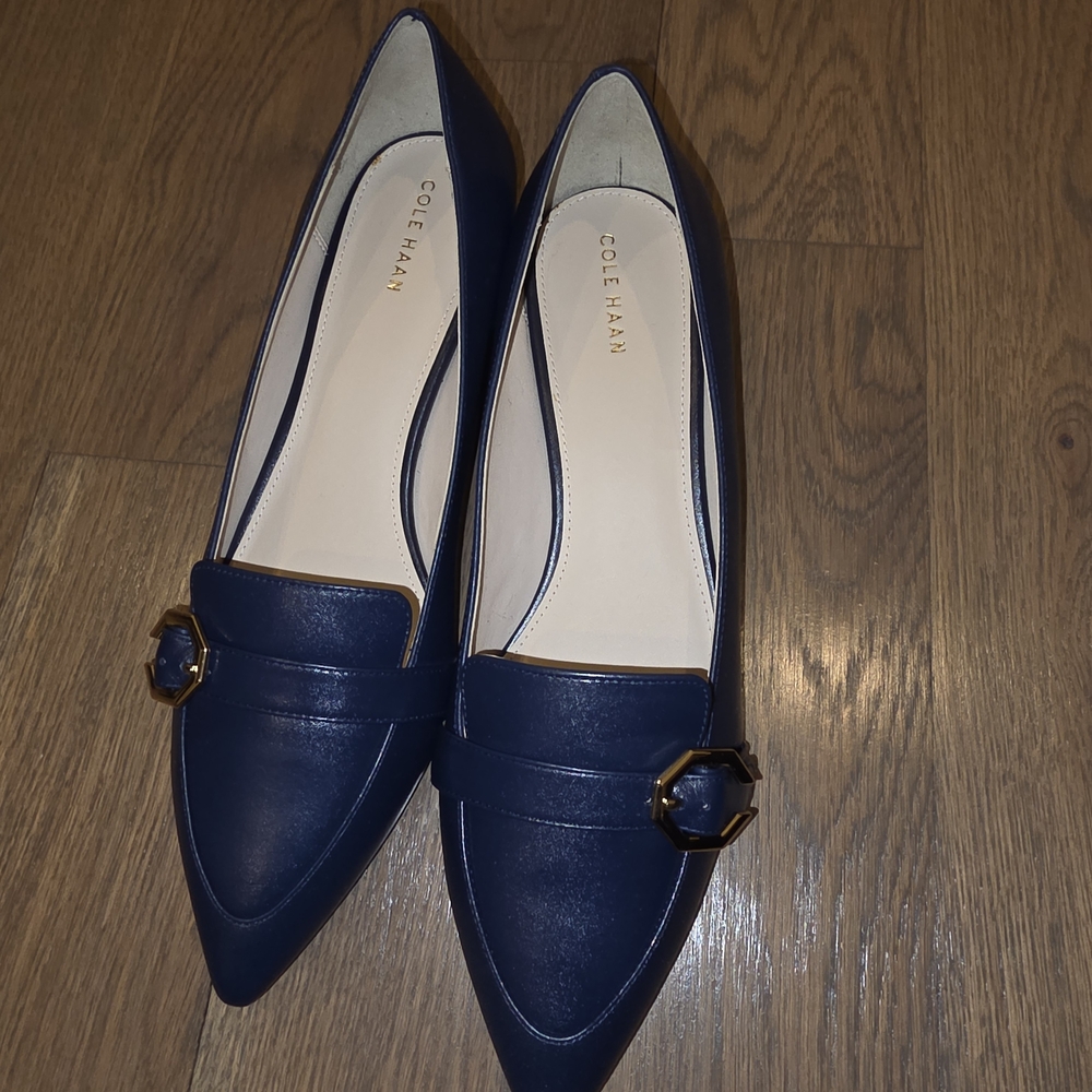 BRAND NEW Cole Haan Women's Blue Loafers